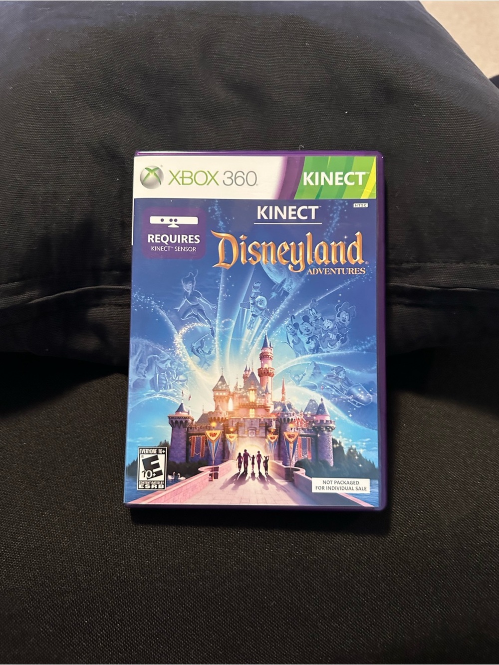 Microsoft Xbox 360 Kinect Disneyland Adventures - Purple & Blue Cover